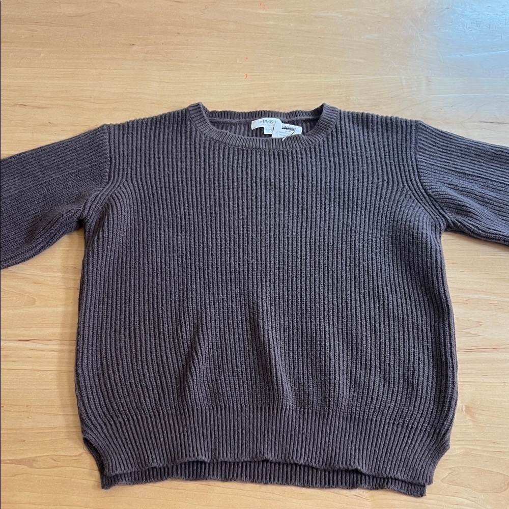 Women’s Heimish brown crew neck sweater‎